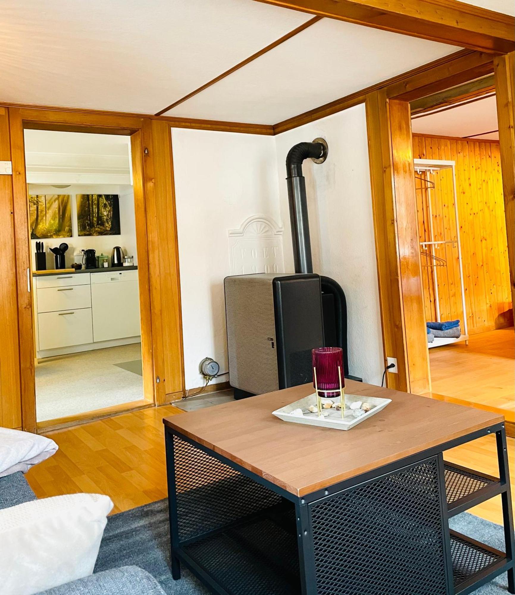 קנדרסטג Lovely & Great Equipped Wooden Alp Chalet Flat מראה חיצוני תמונה